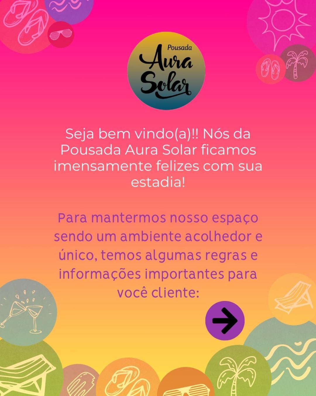 מלון ארויו דו סילבה Pousada Aura Solar - 3 Quartos Com Frente Mar מראה חיצוני תמונה